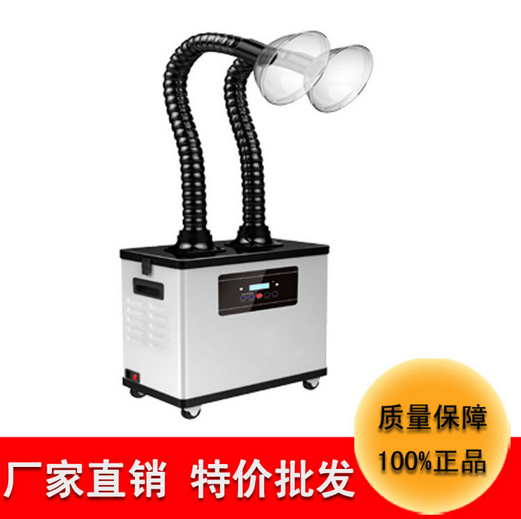 特价批发坚成艾灸烟雾净化器BES-DA1002触屏智能双口艾灸吸烟仪